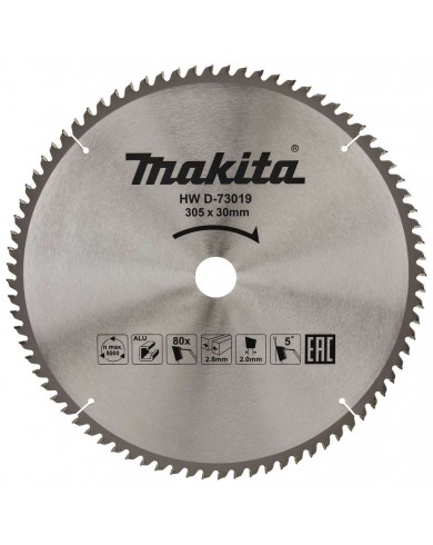 T.C.T. žagin list za aluminij 305 mm (80 zob) 305x30x80Z Makita D-73019 T.C.T. žagin list za aluminij 305 mm (80 zob) 305x30x80Z Makita D-73019